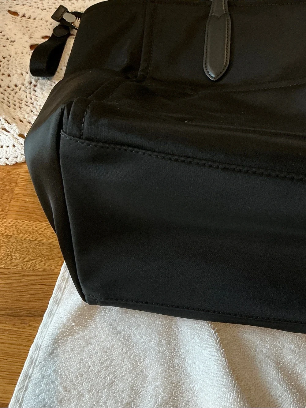 kate spade Black Tote with Front Zip and Gold Hardware - Picture 6 of 7